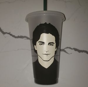 Customized starbucks tumbler Timothee Chalamet